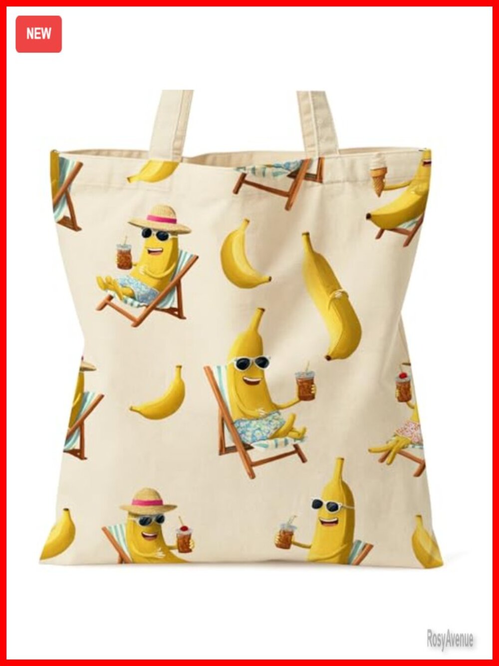Canvas Tote Bag with Zipper Inner Pocket for Shopping Work Travel